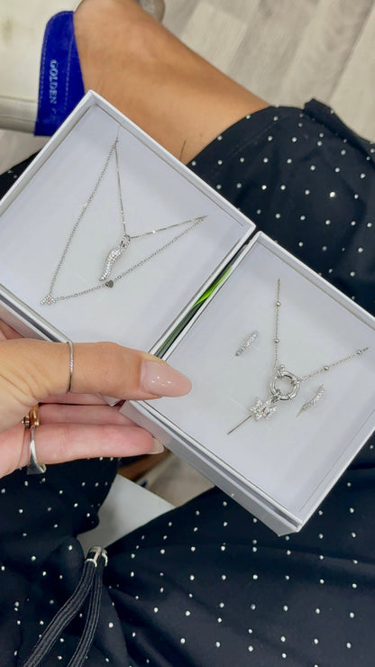 Collana Rosario in Argento 925 con Chiusura ad Anello