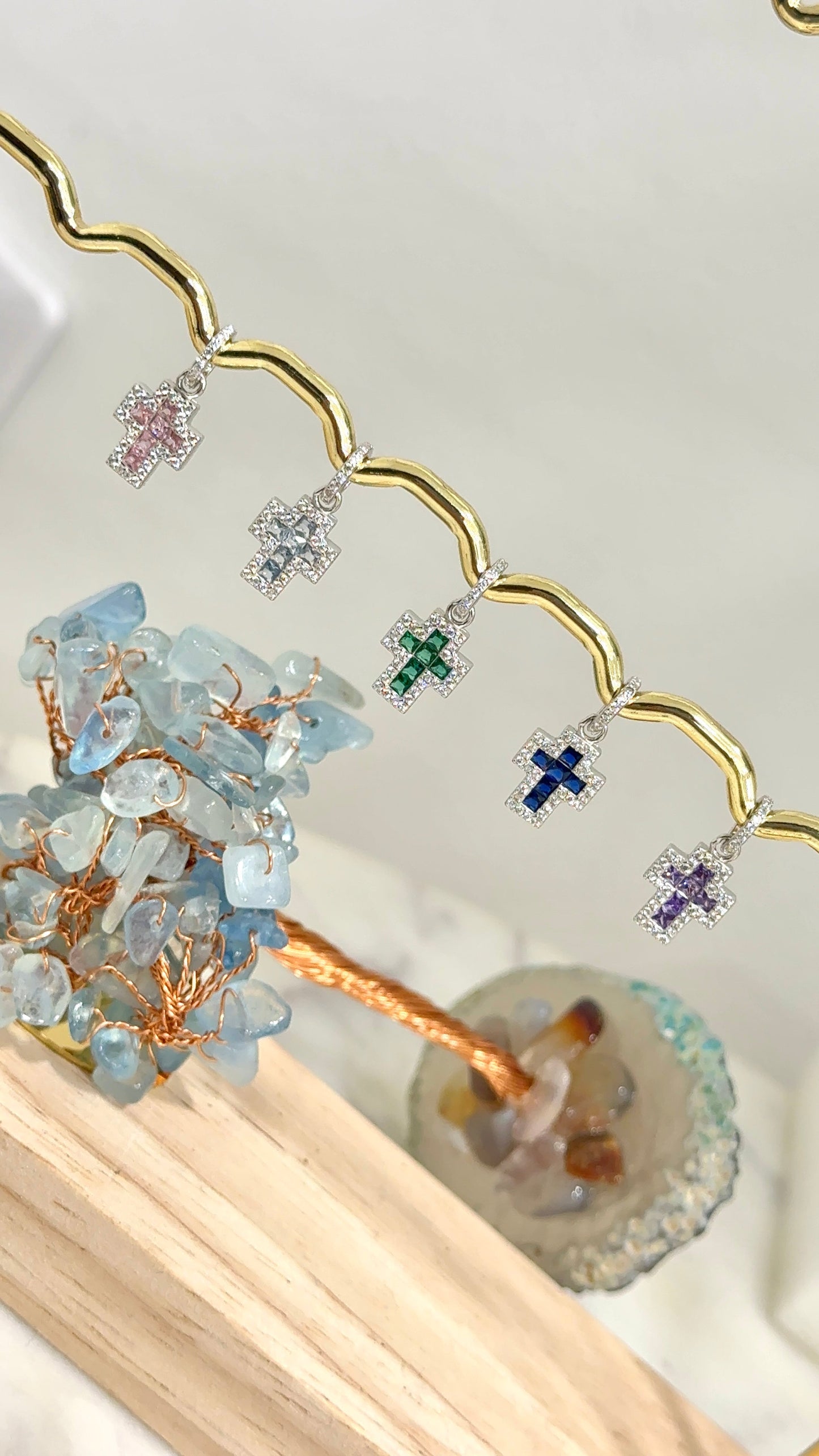 Collana mini cross