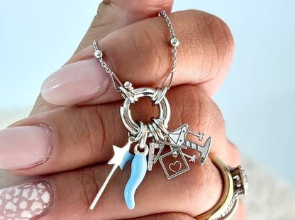 Collana Rosario in Argento 925 con Chiusura ad Anello