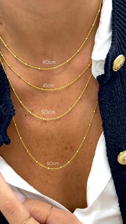 collana Rosario in argento 925 chiusura classica