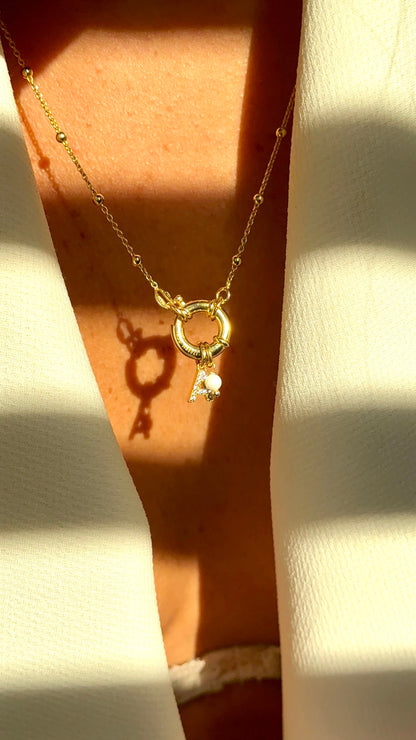 Collana Rosario in Argento 925 con Chiusura ad Anello