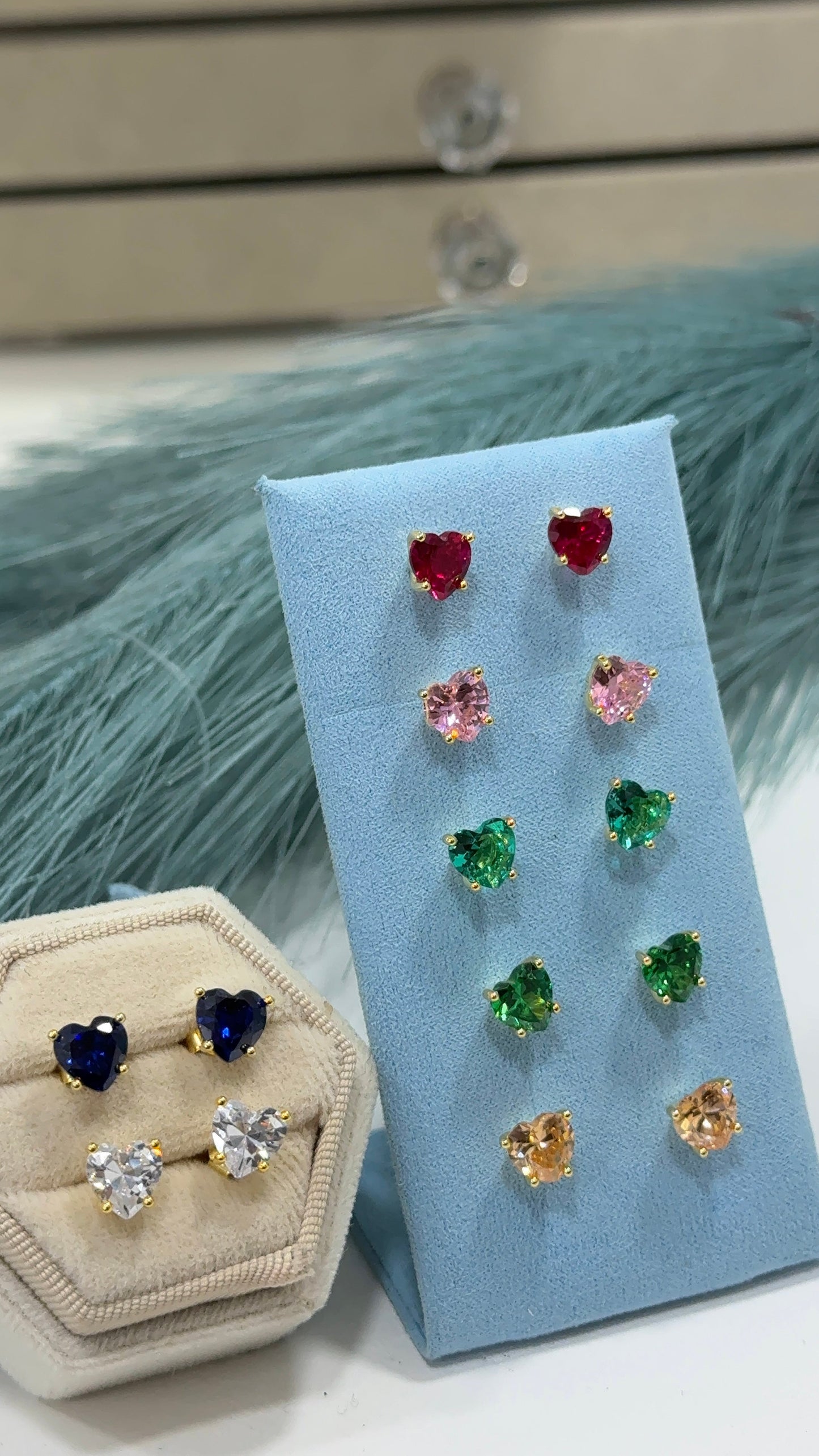 Cuori in galvanica oro