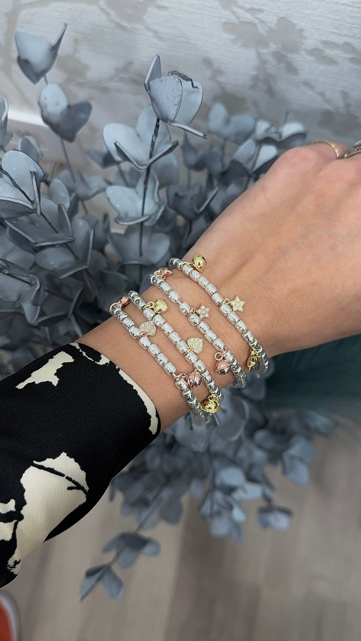 bracciale charm stelle o cuore