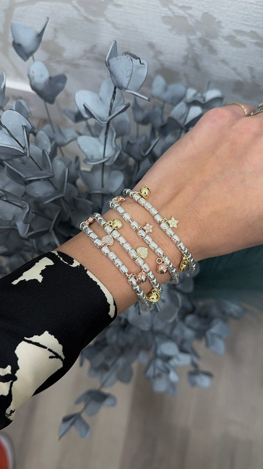 bracciale charm stelle o cuore