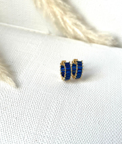 Earrings baguette